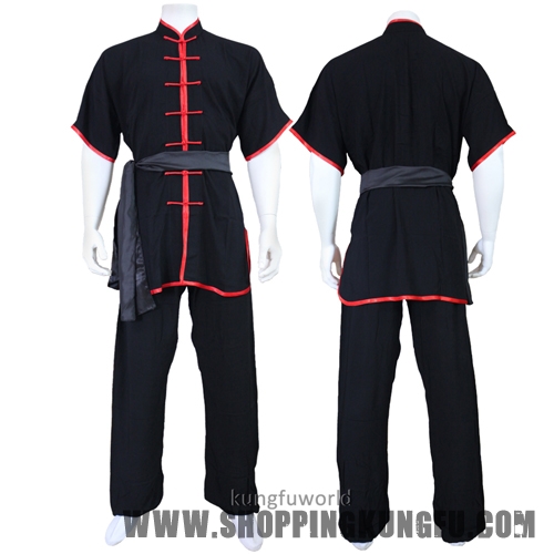 Lightcotton Summer Tai Chi Uniform Kung fu Martial arts Wing Chun Changquan Suit