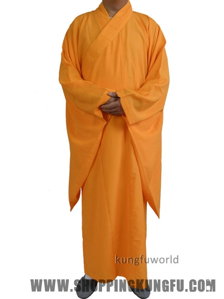 Shaolin Monk Dress Buddhist Kesa Priest Cassock Robe Meditation Kung fu Suit 