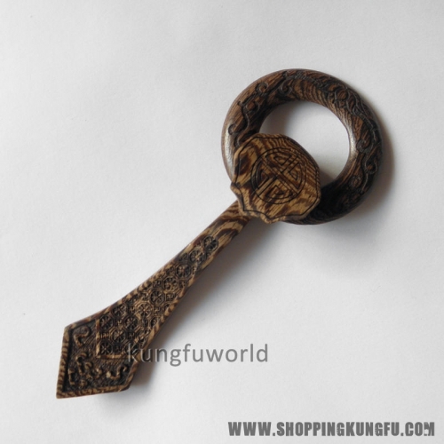 Buddhist monk accessories Wenge wood Hook and Ring set for Kesa robes