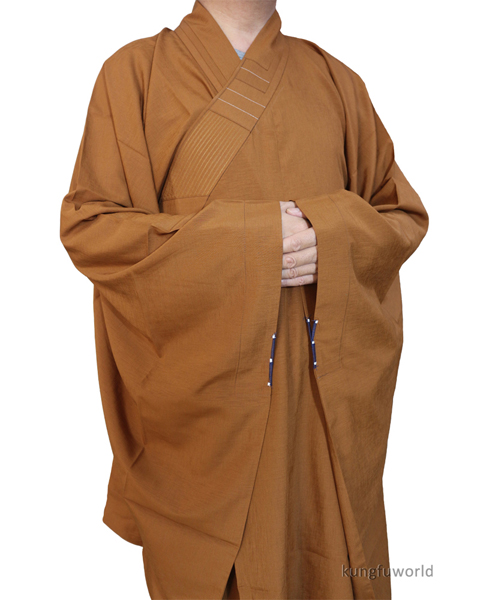 Extra-wide Sleeves Shaolin Buddhist Monk Dress Haiqing Robe Meditation ...