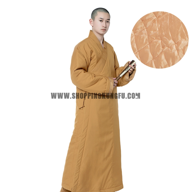 Warm Quilted Winter Shaolin Buddhist Monk Robe