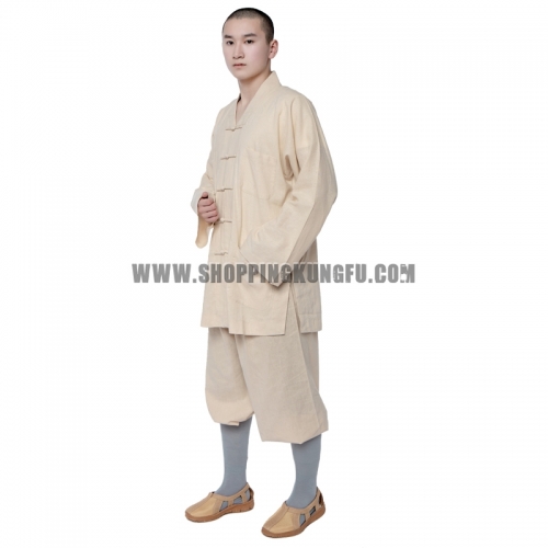 Buddhist Monk Shaolin Kung fu Suit   Meditation Uniform