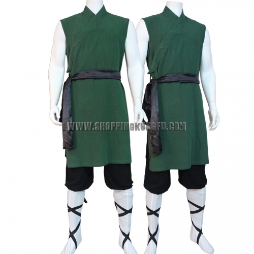 Shaolin Kung fu Suit Chinese Wushu Gongfu Uniform Thick Cotton high quality custom tailored shaolin monk clothes
