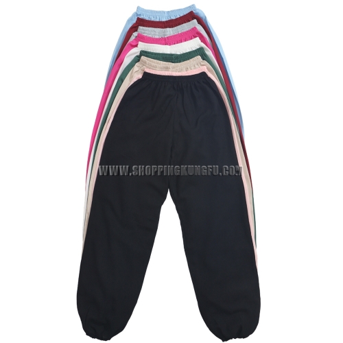 thumbnail image 2 of Tai Chi Wushu Pants - 65/35 Poly Cotton Elastic Waist & Ankles 2 of 6
