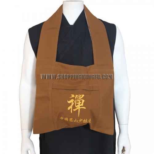 Chinese Buddhist Monk Bags Shaolin Shoulder Bag for Kung fu Suits Books Robes