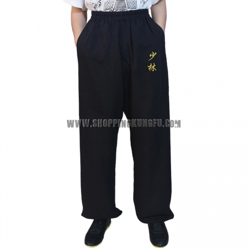 Embroidery Shaolin Kung fu Pants