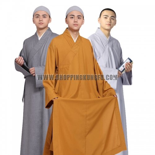 Summer Cotton Buddhist Monk Dress Shaolin Robe Kung fu Uniform