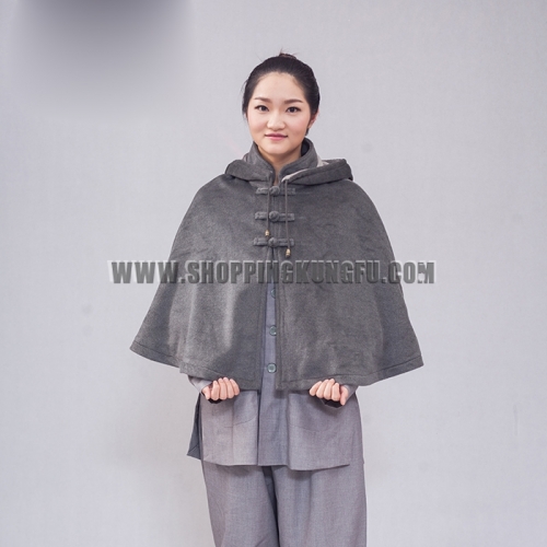 Women's Warm Meditation Cloak Buddhist Robe Shaolin Monk Kung fu Uniform