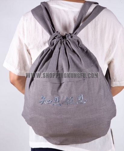 Buddhist Monk Backpack Zen Meditation Bag High Quality with Embroidery