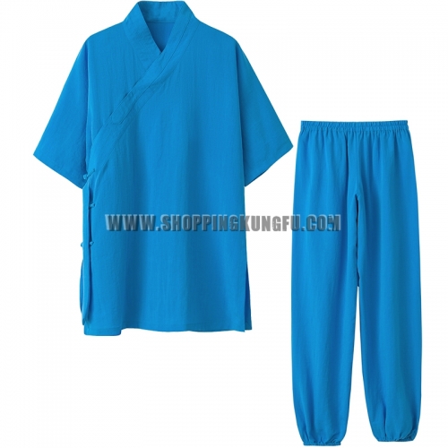 25 Colors Shortsleeves Wudang Taoist Tai Chi Uniform