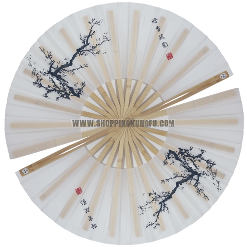 Bamboo Kung fu Fans Wushu Tai Chi Martial arts Training Fan Ink Paintings