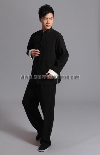 Cotton Wing Chun Tai Chi Suit Martial arts Kung fu Uniform Wushu Jacket Pants