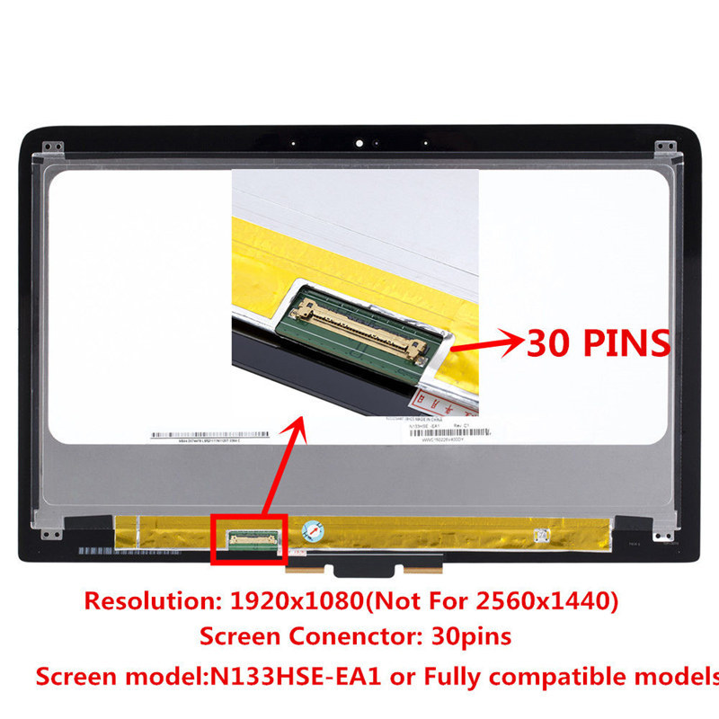 Screen Replacement For HP Spectre X360 13-4100NC LCD Touch Digitizer Assembly