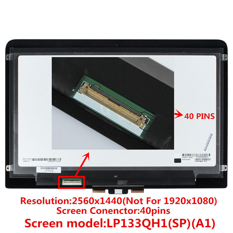 Screen Replacement For HP Spectre X360 13-4007NA LCD Touch Digitizer Assembly