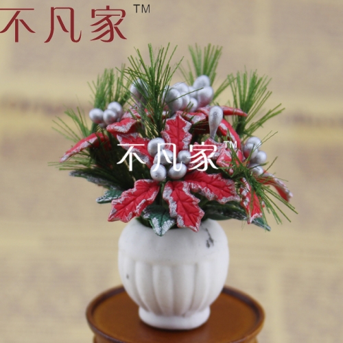 FREE SHIPPING dollhouse decoration 1/12 scale well made elegant gorgeous miniature flower
