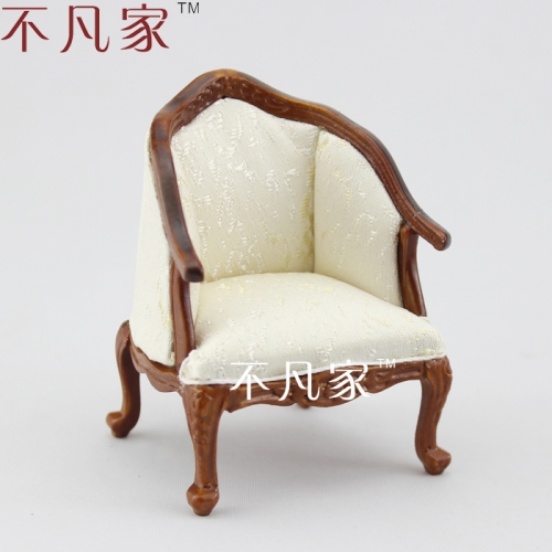 Dolls furniture Miniature 1/12scale Luxurious Well made elegant Grand Armchair