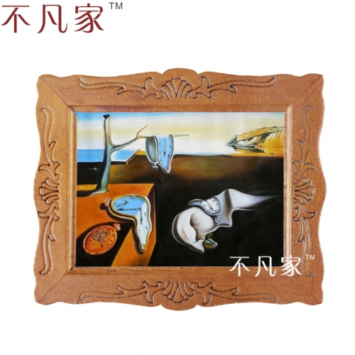 1:12 scale Wholesale miniature classical  the Persistence of Memory oil painting D-19