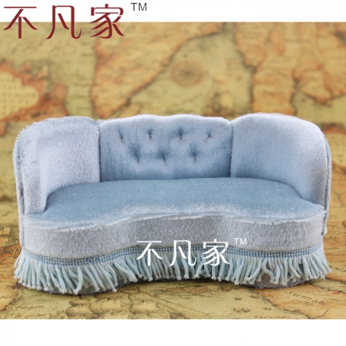 1:12 scale Dollhouse  miniature furniture sofa fabric Soft