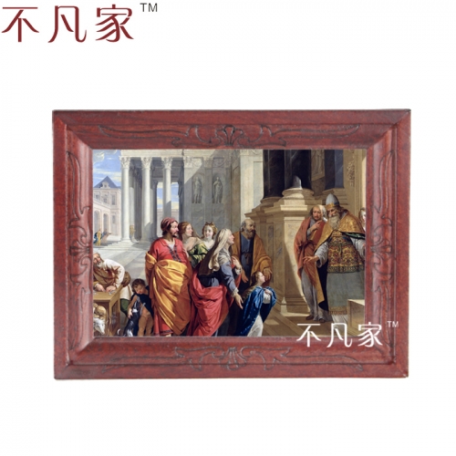 Dollhouse Wholesale 1:12 scale miniature classical  3 oil painting E-5