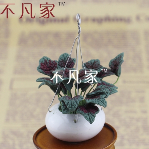 HOT SALE 1/12 scale miniature flower mini beautiful plant for dollhouse decoration