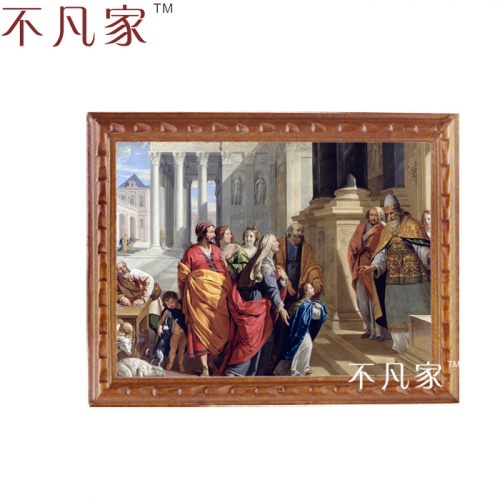 Wholesale dollhouse 1:12 scale miniatue Classical  2 oil painting B-5