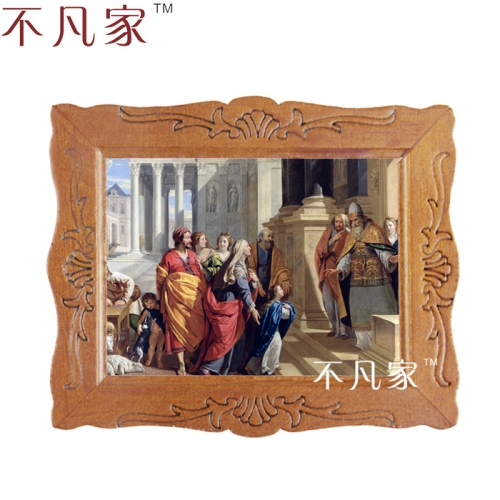 Wholesale Dollhouse 1:12 scale miniature classical  oil Home Decorations Painting Frame D-5
