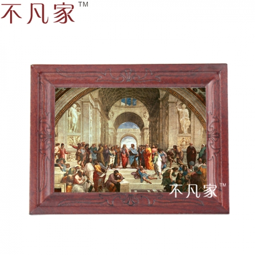 Wholesale 1:12 scale miniature classical  1 oil painting E-1