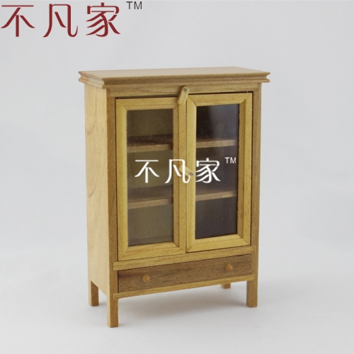 FINE 1/12 SCALE MINIATURE FURNITURE HAND CRAFTED CABINET FOR DOLLHOUSE DECORATION