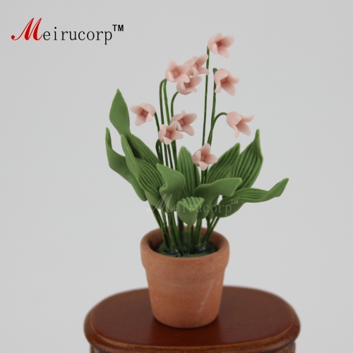 Details about   Dollhouse 1:12 Scale Mini decoration Pink flower Flowerpot 09937