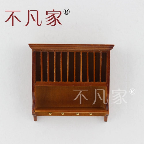 Dollhouse 1/12th Scale Miniature furniture Handmade Suspension type cabinet