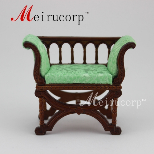 Fine 1:12 scale dollhouse miniature furniture well Hand carved chair