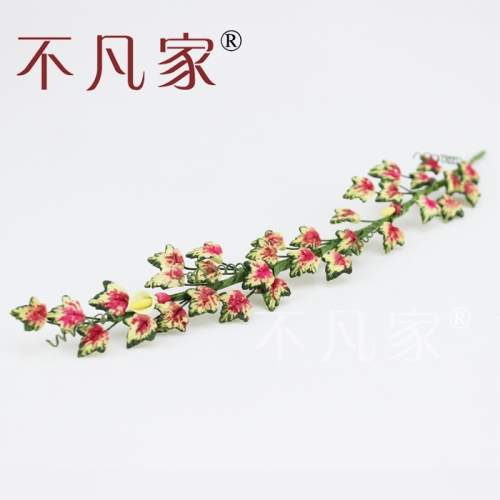 1:12 scale dollhouse decoration Handmade Autumn Feng Shuye Flower vine