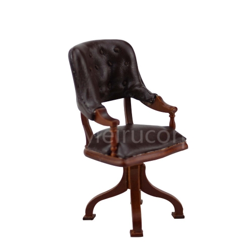 Fine miniature furniture 1/12 scale high quality Wooden Leisure armchair