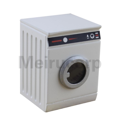 1:12 scale dollhouse miniature Household appliance model white drum washing machine