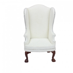 Doll Furniture Miniature 1/6 Scale Fabric Wing Chair Model