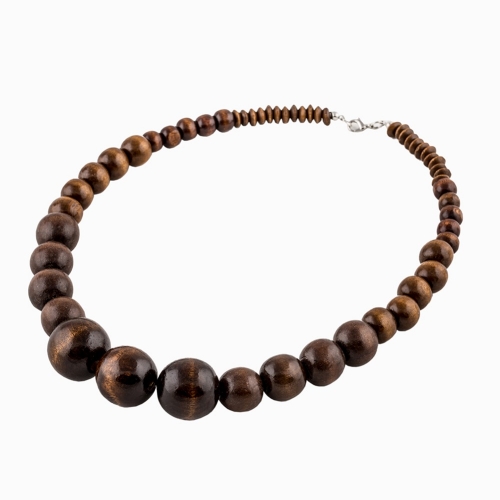 EVBEA Sandalwood Buddha Beads Long Necklace Nipal Steel Beads Rudraksha Necklace Handmade Buddhism Necklace