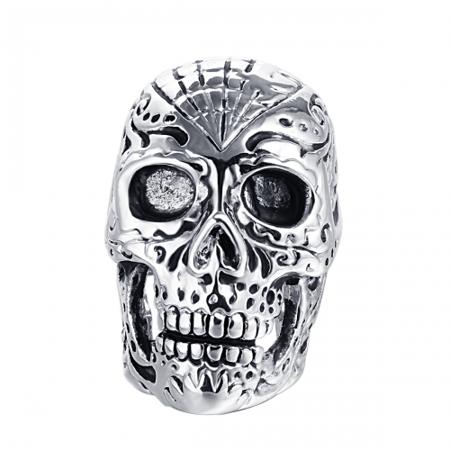 Graduation Kpop Bijoux Male 2016 Brand Silver Biker Skull Rings Punk Jewelry Accessories for Men and Women