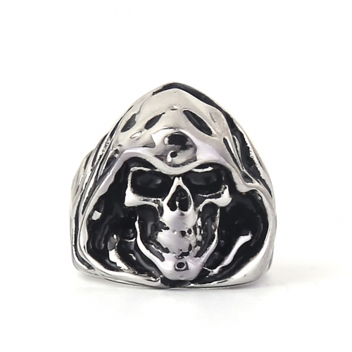 EVBEA Steel Soldier Punk Biker Men's Titanium Stainless Steel Ring Multi Rock Lots Skull Ring For Men Ring Jewelry 