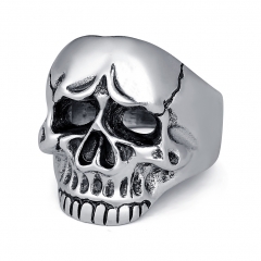 Men Skull Jewelry Rings For Men Allergy Free Punk Rock Jewelry Non-Mainstream Cool Mens Rings Party Accessory Friendship