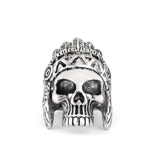 EVBEA Drop Ship Big Punk Biker Skull Ring For Man Stainless Steel Unique Punk Men Cool Jewelry Vintage Jewelry 