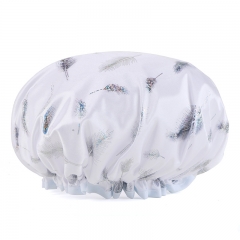 SEDEX Shower Caps for Women Waterproof Elastic Bath Cap Reusable Soft Bathing Hat for Most Heads Size