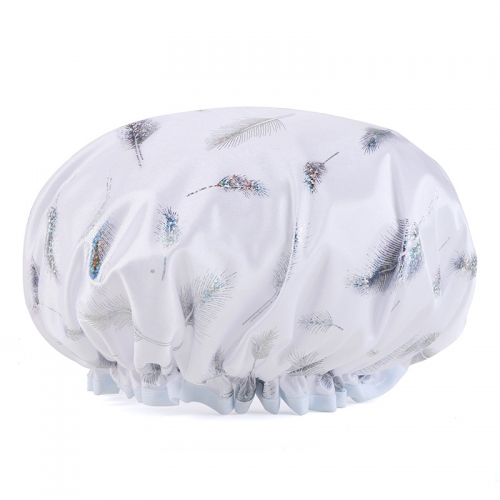 SEDEX Capas de banho para mulheres tampa de banho elástica à prova d'água reutilizável chapéu de banho macio para a maioria das cabeças