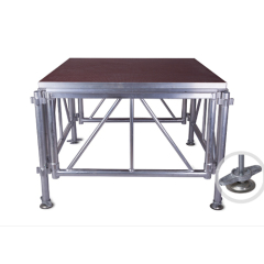 Factory Producing And Selling Adjustable Stage Height Customize Size Aluminum Portable Stage