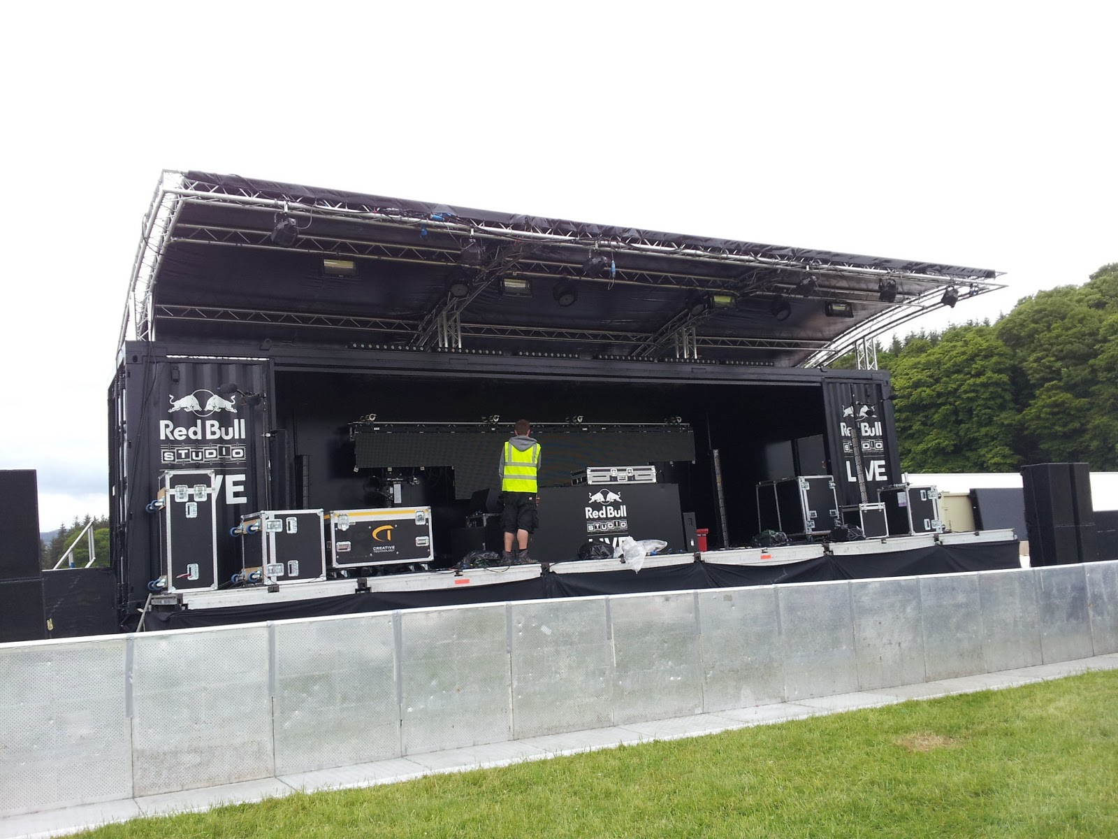 Concert/Event Used Barrier Aluminum Alloy Stage Barrier with Door For Concert/Event