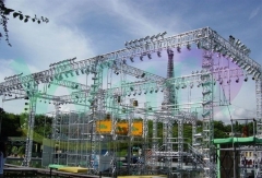 Bolt Truss For Concert Light Used Aluminum Alloy Factory Easy Install Stage Lighting Truss For Use Stage Truss