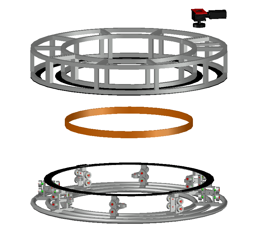 rotating lighting truss aluminum