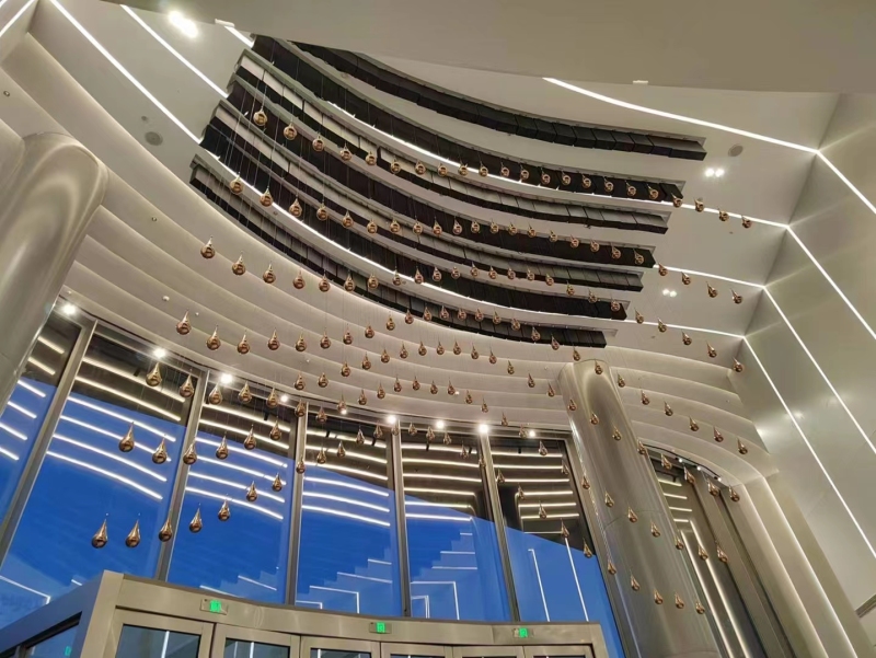 Led DMX512 Kinetic Lighting lift ball Light Balls