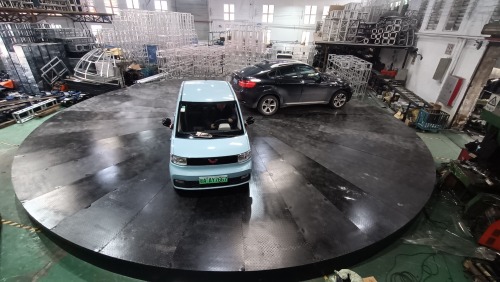 Large performance carshow rotate stage platform