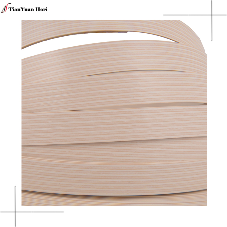Factory direct door edge banding wood edging strip PVC plastic wood grain edge strips