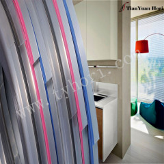 Fashion design simple plastic window edge trim 2mm pvc edge banding